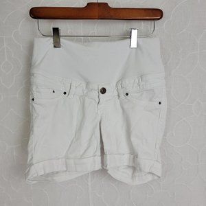 H&M Mama Maternity White Shorts Sz. 4